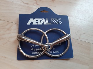 NOWE wędzidło Metalab 12,5cm