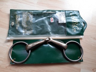 NOWE wędzidło Metalab Albacon argentan 13,5cm